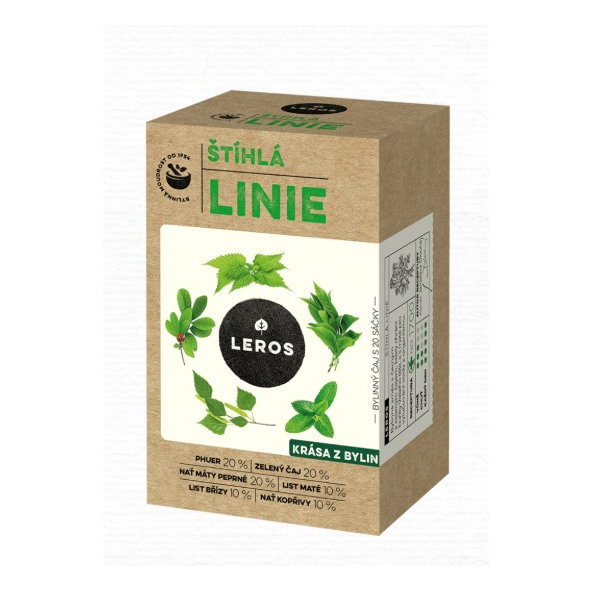 Leros Natur štíhlá linie čaj 20x1,5 g