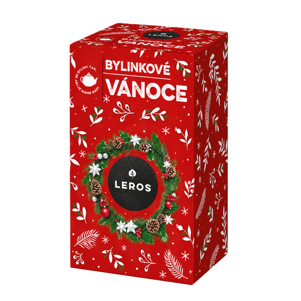 LEROS Bylinkové Vánoce 6 bylinný čaj s kořením 20×2 g