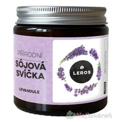 Leros sójová svíčka levandule 120 ml