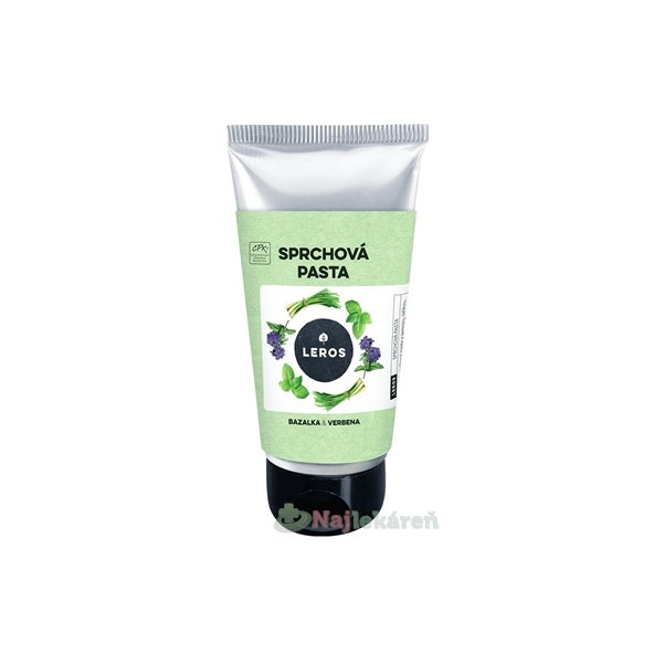 Leros sprchová pasta bazalka a verbena 130 ml