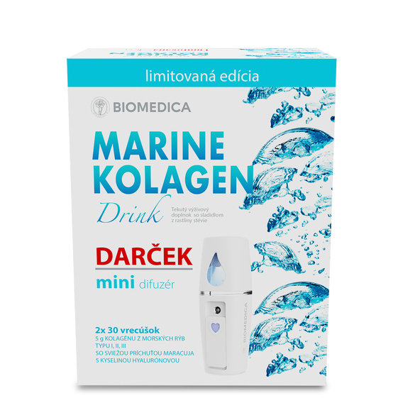 BIOMEDICA MARINE KOLAGEN drink 2 × 30 sáčků + mini difuzér