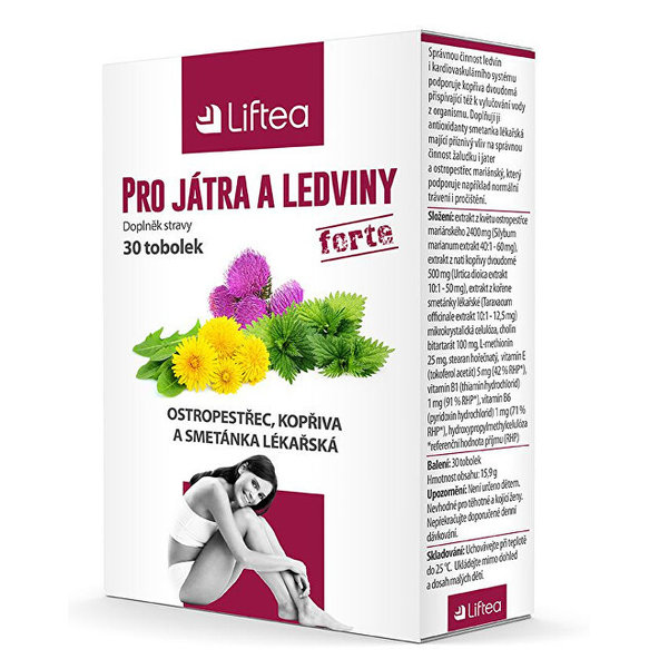Liftea Pro Játra a Ledviny 30 kapslí