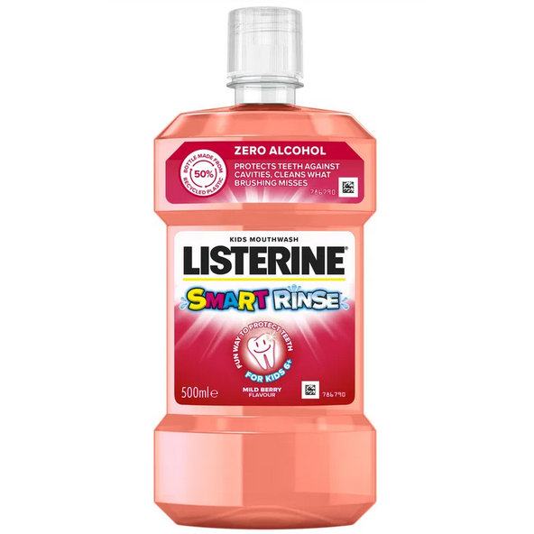 Listerine Smart Rinse Mild Berry ústní voda 500 ml
