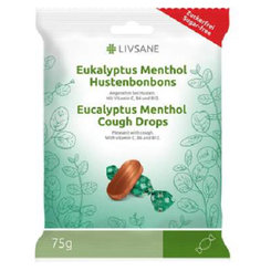 LIVSANE Bylinné pastilky mentol + eukalyptus 75 g
