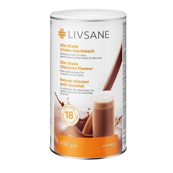 LIVSANE Slim Shake čokoláda 450 g