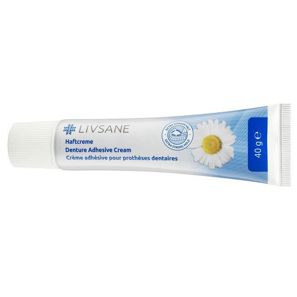 LIVSANE Extra silný fixační krém na zubní protézy 40 g