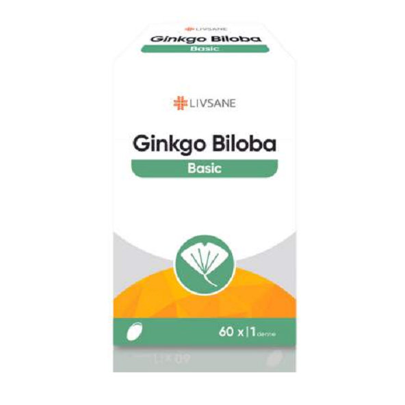 LIVSANE Ginkgo Biloba Basic 60 kapslí
