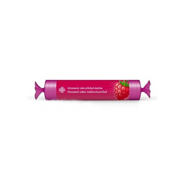 LIVSANE Hroznový cukr s vitaminem C malina 44 g