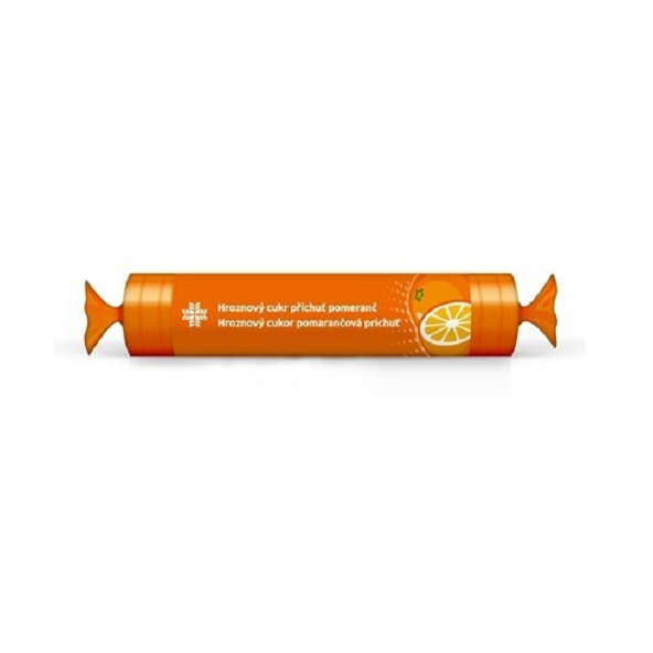 LIVSANE Hroznový cukr s vitaminem C pomeranč 44 g