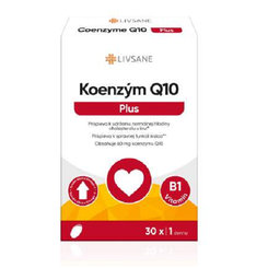 LIVSANE Koenzym Q10 Plus 30 kapslí