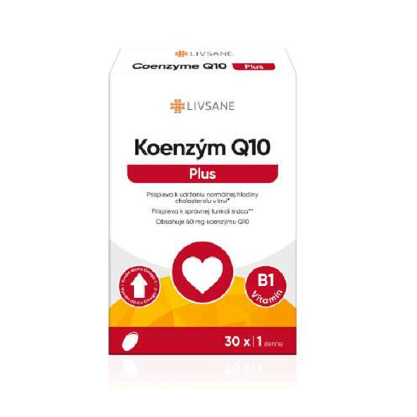 LIVSANE Koenzym Q10 Plus 30 kapslí