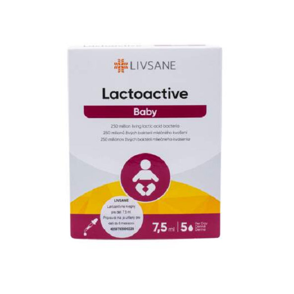 LIVSANE Lactoactive kapky 7,5 ml