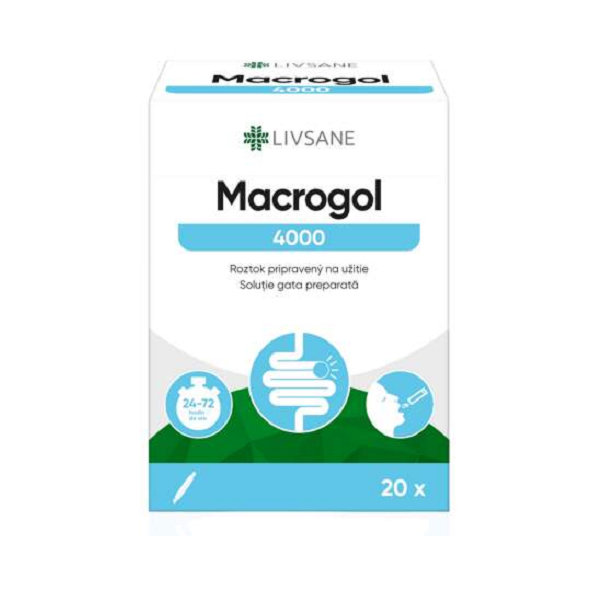 LIVSANE Macrogol 4000 20 sáčků
