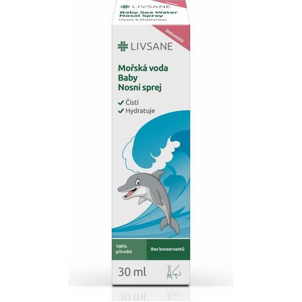 LIVSANE Mořská voda Baby izotonický nosní sprej 30 ml