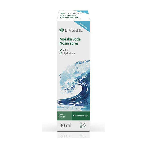 LIVSANE Mořská voda izotonická nosní sprej 30 ml