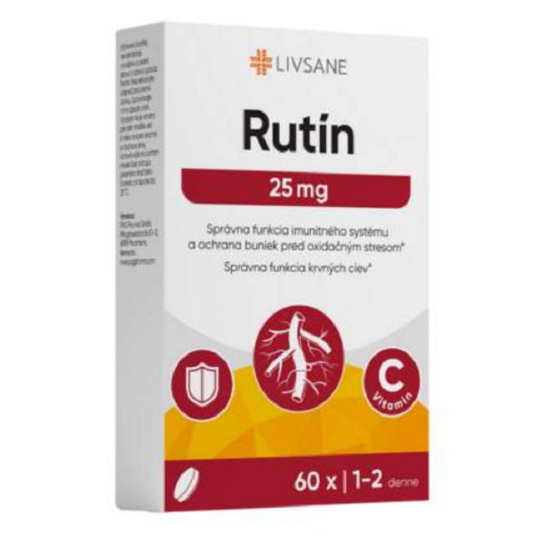 LIVSANE Rutin 25 mg 60 tablet