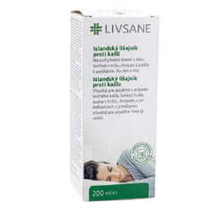 LIVSANE Sirup islandský lišejník proti kašli 200 ml