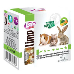 Lolopets minerální kámen pro hlodavce zelenina 40 g