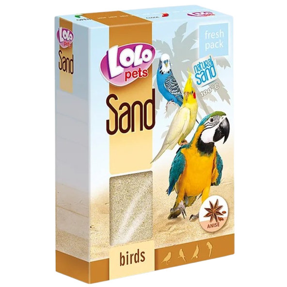 Lolopets písek pro ptáky s anýzem 1500 g