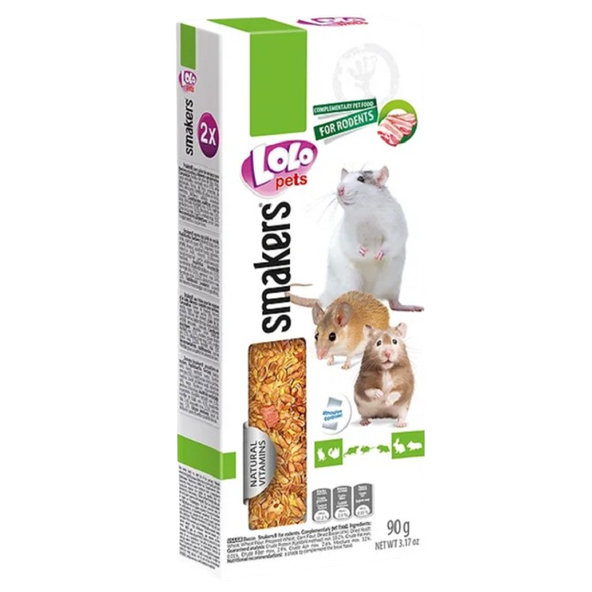 Lolopets tyčinka slanina pro králíky a hlodavce 2 ks