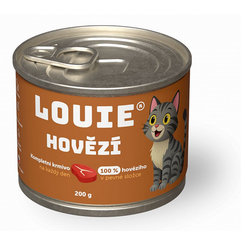 LOUIE konzerva pro psy hovězí a dýně s prebiotiky 400 g