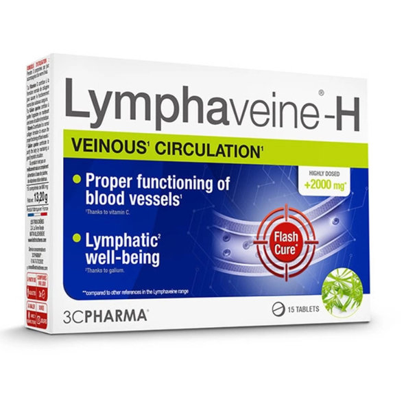 LYMPHAVEINE H na žíly, lymfu a hemoroidy 15 tablet