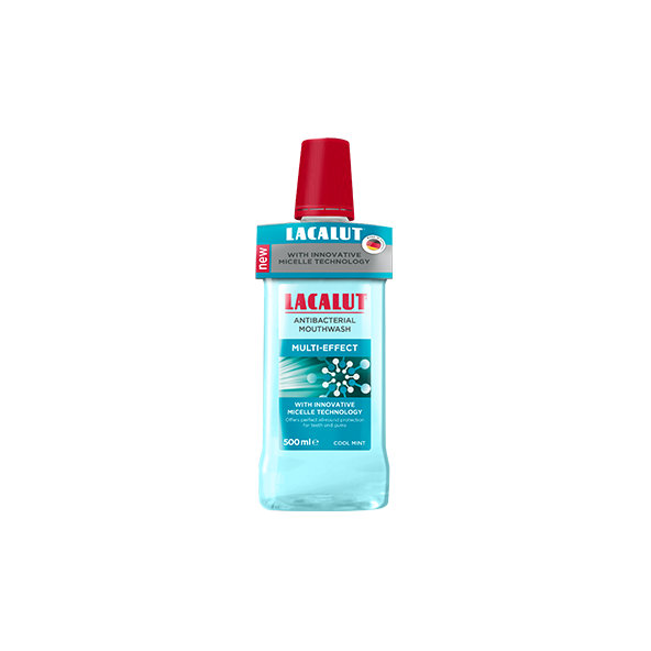 Lacalut Multieffect micelární ústní voda 500 ml