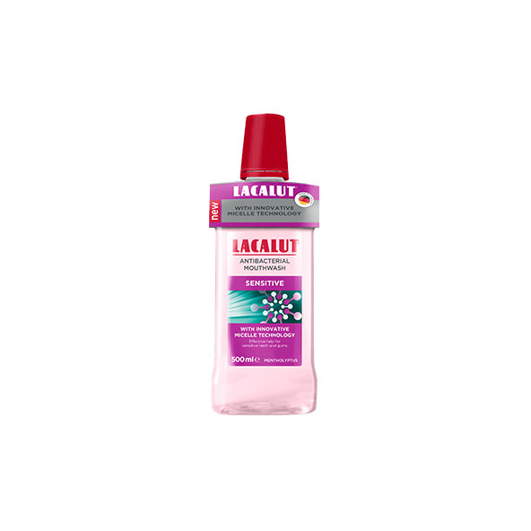 Lacalut Sensitive micelární ústní voda 500 ml