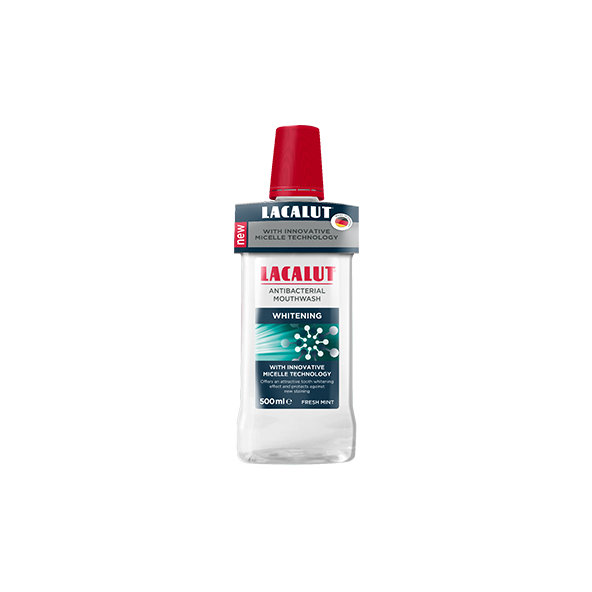 Lacalut Whitening micelární ústní voda 500 ml