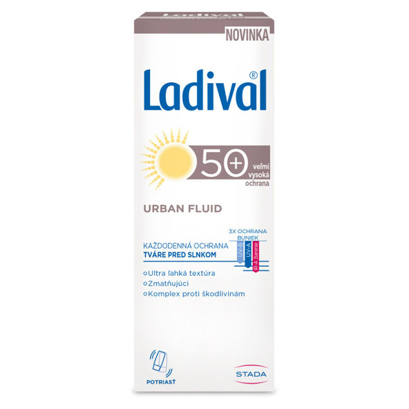 Ladival Urban fluid SPF 50+ na ochranu obličeje při opalování 50 ml