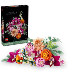 LEGO Botanicals krásná kytice růžových květů 10342