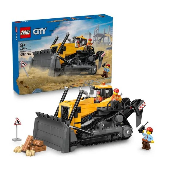 LEGO City žlutý buldozer 60466