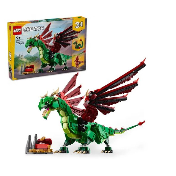 LEGO Creator 3 v 1 středověký drak 31161
