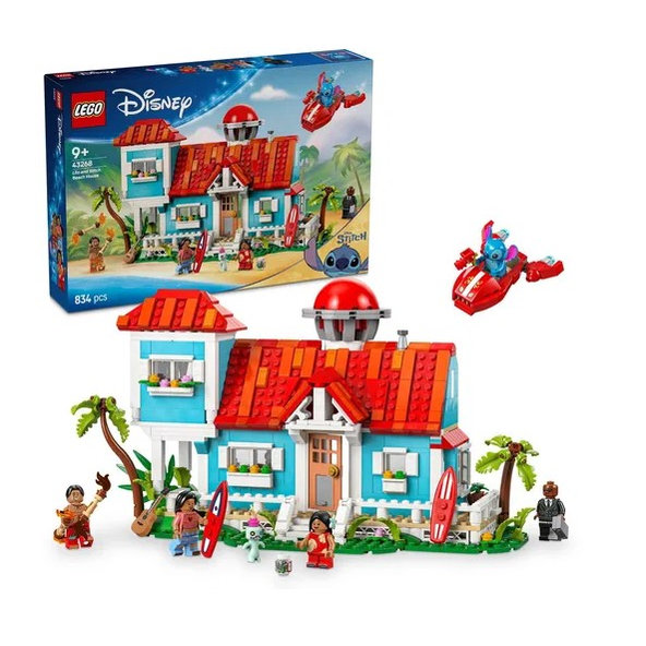 LEGO Disney Lilo a Stitch a plážový domek 43268