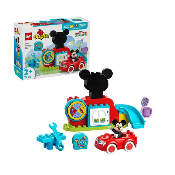 LEGO DUPLO Mickey Mouseův klub a auto 10454