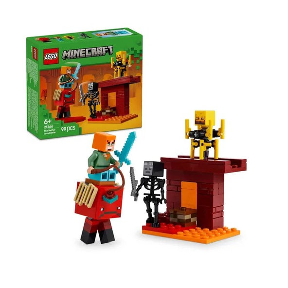 LEGO Minecraft Lávová bitva v Netheru 21266