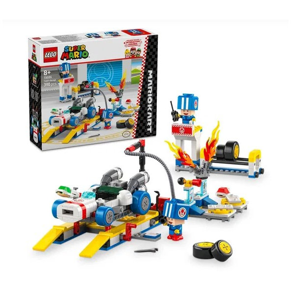 LEGO Super Mario Mario Kart Toadova garáž 72035