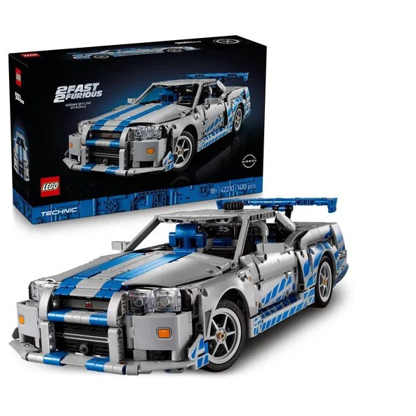 LEGO Technic 2 Fast 2 Furious Vůz Nissan Skyline GT-R (R34) 42210
