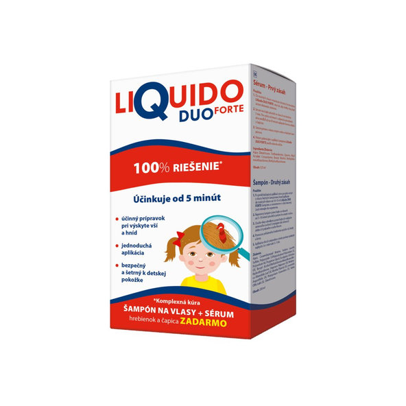 LiQuido DUO Forte šampon a sérum proti vším 200 ml