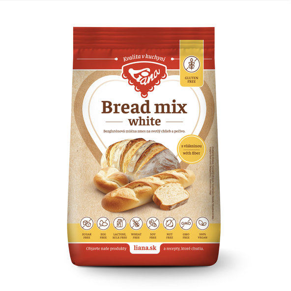 Liana Bread Mix White bezlepková směs 1 kg