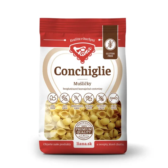 Liana Conchiglie mušličky bezlepkové těstoviny 200 g