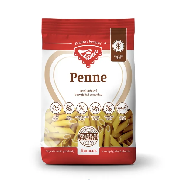 Liana Penne bezlepkové těstoviny 200 g