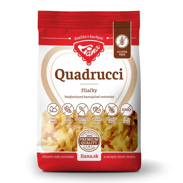 Liana Quadrucci flíčky bezlepkové těstoviny 200 g