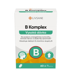 LIVSANE B Komplex vysoká dávka 60 tablet