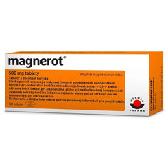 Magnerot Hořčík 500 mg 50 tablet