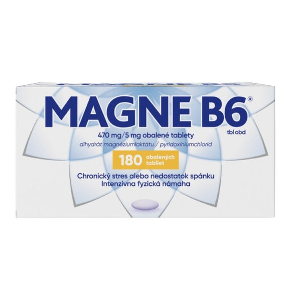 MAGNE B6 470 mg/5 mg 180 tablet