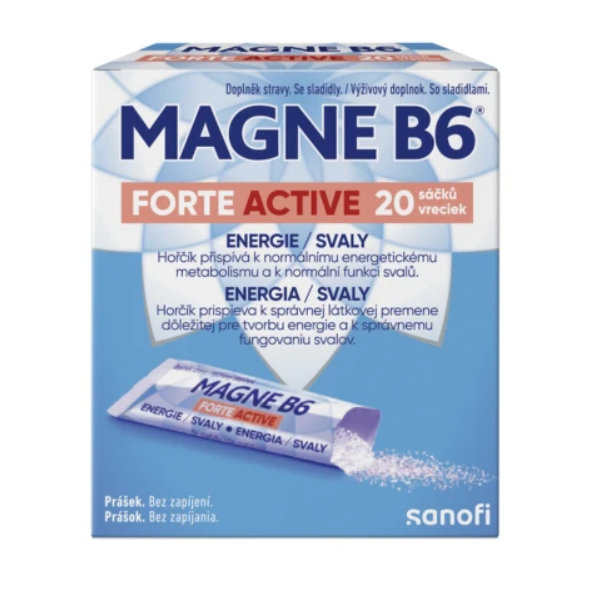 MAGNE B6 Forte Active 150 mg 20 sáčků