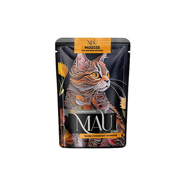 MAU Paté & Fillet kapsička s kachním, tymiánem a kočičí mátou 85 g