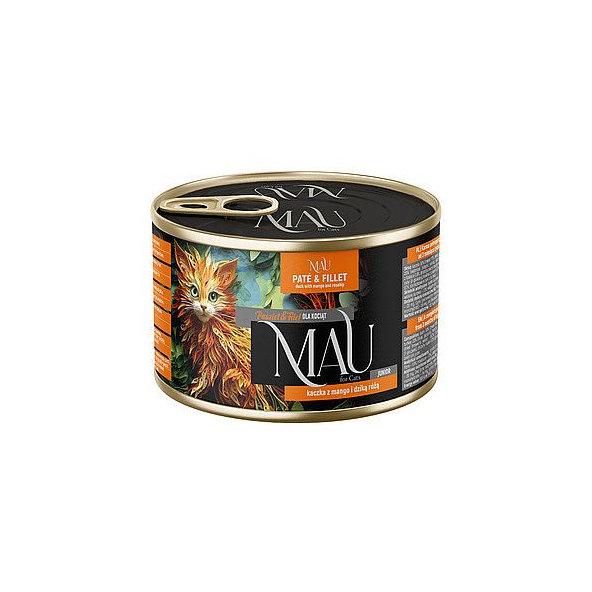 MAU Paté & Fillet Junior konzerva s kachním masem, mangem a šípky 185 g