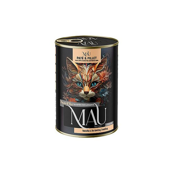 MAU Paté & Fillet konzerva s kachním masem, brusinkami a meduňkou 400 g
